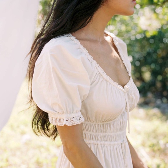 NWOT Christy Dawn Brynne Dress in Pearl - Picture 9 of 15